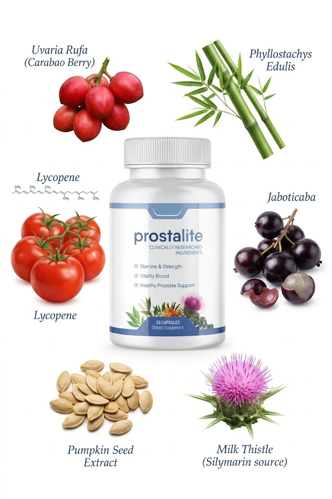ProstaLite Supplement Formula Banner